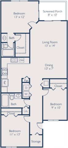 Saint Lucia floor plan